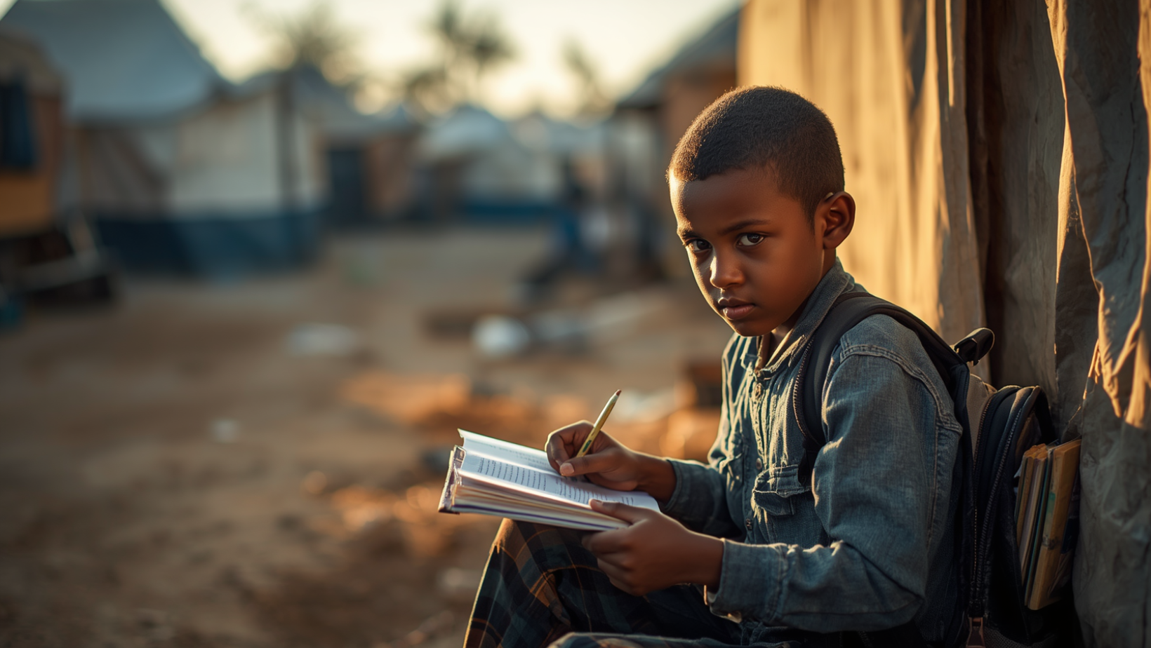 Ahmed's New School Books